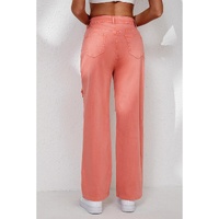 Azura Exchange Ripped Straight Leg Pocket Jeans - 8 US thumbnail