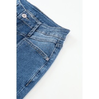 Azura Exchange High Waist Flare Jeans with Seam Stitching and Pockets - 8 US thumbnail