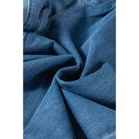 Dusk Blue Mineral Wash Button Fly Waist Wide Leg Jeans - 10 US thumbnail