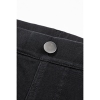 Black Skinny Fit Ankle High Waist Jeans - S thumbnail