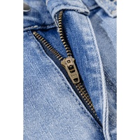 Ashleigh Blue Acid Wash Raw Hem High Waist Flared Jeans - 8 US thumbnail