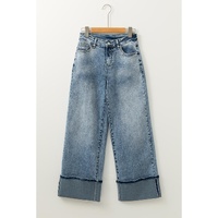 Myosotis High Rise Button Zip Fly Medium Wash Jeans - 10 US thumbnail