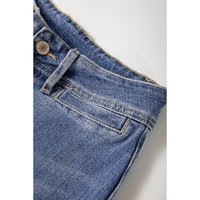 Ashleigh Blue Mineral Wash High Waist Bell Bottom Crop Jeans - 10 US thumbnail