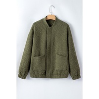 Jungle Green Floral Quilted Jacket - S thumbnail