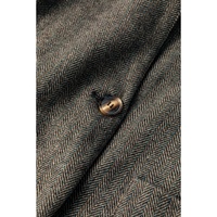 Desert Palm Twilled Single Breasted Lapel Blazer Coat - S thumbnail