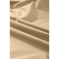 Pale Khaki Solid Color Lapel Collar Waist Tie Wind Coat - M thumbnail