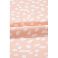 Pink Cheetah Print Tiered Ruffled Plus Size Dress - 1X thumbnail