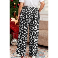 Azura Exchange Leopard Leopard Print Wide Leg Pockets Plus Size Pants - 2X thumbnail