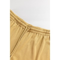 Beige Drawstring Adjusted Band High Waist Plus Size Pants - 4X thumbnail