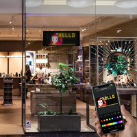 Programmable LED Matrix Panel Flexible Screen IP65 with APP Control 70*173mm thumbnail