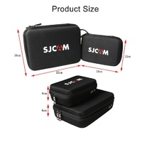 Shockproof Camera Bag for Sjcam and Selfie Stick - Portable 22x16x6cm thumbnail