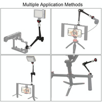 Adjustable Articulating Magic Arm - 11 Inch Aluminum Alloy thumbnail