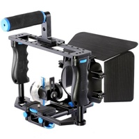 Large Handle Camera Cage & Matte Box Kit For Dslr / Video Camera thumbnail