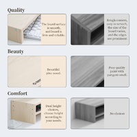 Natural Wood Monitor Stand - Compact Design thumbnail