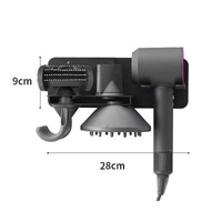 Wall Mounted Hair Dryer Holder For Bathroom Storage Upgraded Model thumbnail