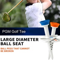 Adjustable Golf Tee Set - 4pcs / Box - 77mm Length - Aiming Assist thumbnail