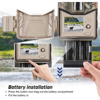 20Mp 2K Wildlife Hunting Trail Camera With Night Vision And 4G Cellular Surveillance thumbnail