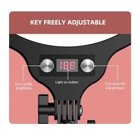 Full-screen Selfie Ring Light Tripod Set for Live Stream - 210cm Height - 55Cm Bracket thumbnail