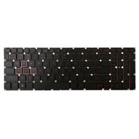 Red Backlit Laptop Keyboard - us Version - For Acer Nitro 5 An515-41 thumbnail
