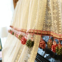 Lace Embroidered Piano Dust Cover - 150x35x110cm thumbnail