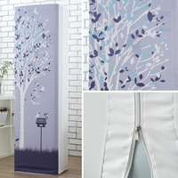 Fish Bone Fabric Dust Cover for Vertical Cabinet Ac - 170x50x30cm - All-inclusive thumbnail