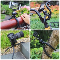 Flexible Mini Octopus Tripod with Ball Head and Phone Clamp thumbnail