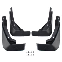 4 Pcs Car Auto Semi-Rigid Pvc Splash Flaps Fender Guard For Audi A4L 2016 Version thumbnail