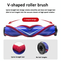 V-shaped Anti-tangle Floor Brush for Vacuum Cleaners - For Dyson V10 Slim / V12 thumbnail