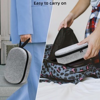 Portable Vr Headset Storage Bag for Apple Vision Pro Glasses - Gray Felt - Gray Felt thumbnail