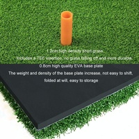 Indoor Golf Practice Pad - 3-in-1 Swing Mat for Hitting and Chipping - 90X40Cm thumbnail