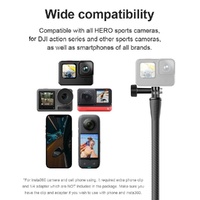 Versatile Octopus Tripod for Action Camera and Phone - Flexible Mount - With Phone Clip Kit thumbnail