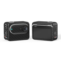 Carbon Fiber Style Body Sticker for Insta360 Go 3 Action Camera - Graffiti thumbnail