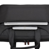 Waterproof Nylon Laptop Bag - 15.6 Inch One Shoulder Portable - Black thumbnail