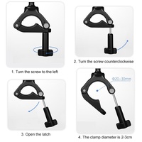 Universal Phone Mount for Handlebars with Clamp and Screw thumbnail