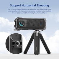Amagisn Metal Protective Housing for Insta360 X4 with 2 Claws and Rabbit Cage thumbnail