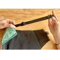 Refreshing Avocado Pet Scarf Three-Layer Thickened Waterproof Saliva Towel - Size M thumbnail