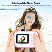 Smart Kids Thermal Camera With Printing Paper - 2.4 - Blue Focus - 503Af Pink Focus thumbnail