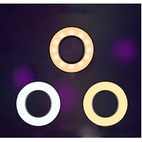 360 Degree Flexible Selfie Ring Light with Phone Holder for Live Streaming - 8 Inch thumbnail