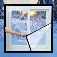 Double-layer Insulation Film for Indoor Windows - Windproof Warm Soundproof - 1.6x1.2 Size thumbnail