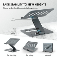 Adjustable Aluminum Laptop Stand with Type-c Docking Station thumbnail
