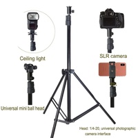 Camera Light Stand Conversion Head With 1 / 4-Inch Mount And Umbrella Holder thumbnail