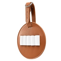 Double-sided Leather Golf Spike Insert Bag - Outdoor Waist Hanging Storage - Single-Sided Brown thumbnail