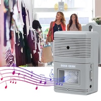Grey Wireless Door Chime For Visitor Alert thumbnail
