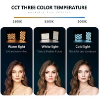 Rechargeable Clip Fill Light - 60 Leds 3 Light Modes Front & Back Clip a Type Blue - B Type White thumbnail