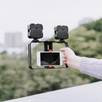 Vlogging Video Rig With Mic & Fill Light For Smartphone thumbnail