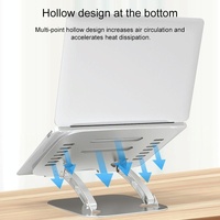 Aluminum Laptop Cooling Stand - Improved Heat Dissipation thumbnail