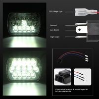 7 Inch 5X7 H4 15W Dc 9 - 30V 1500Lm Ip67 Car Truck Off - Road Vehicle Led Work Lights / Headlight With 15Leds Lamps thumbnail