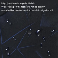 Men Oxford Cloth Chest Bag Snowflake Gray Ideal For Sports And Travel thumbnail