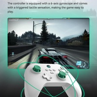 Wireless Bluetooth Game Controller For Switch Ios Android Pc Ps3 Ps4 - Black - Black+Bracket thumbnail