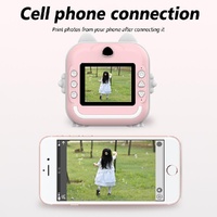 Instant Camera with Thermal Printer and Hd Video - Blue 16g - 32G Pink thumbnail